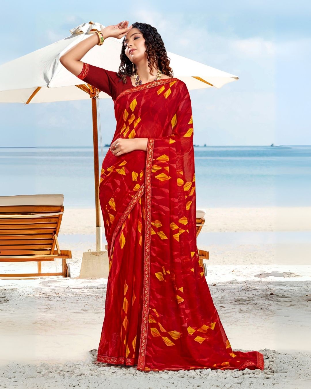 Rangeeli Red Saree