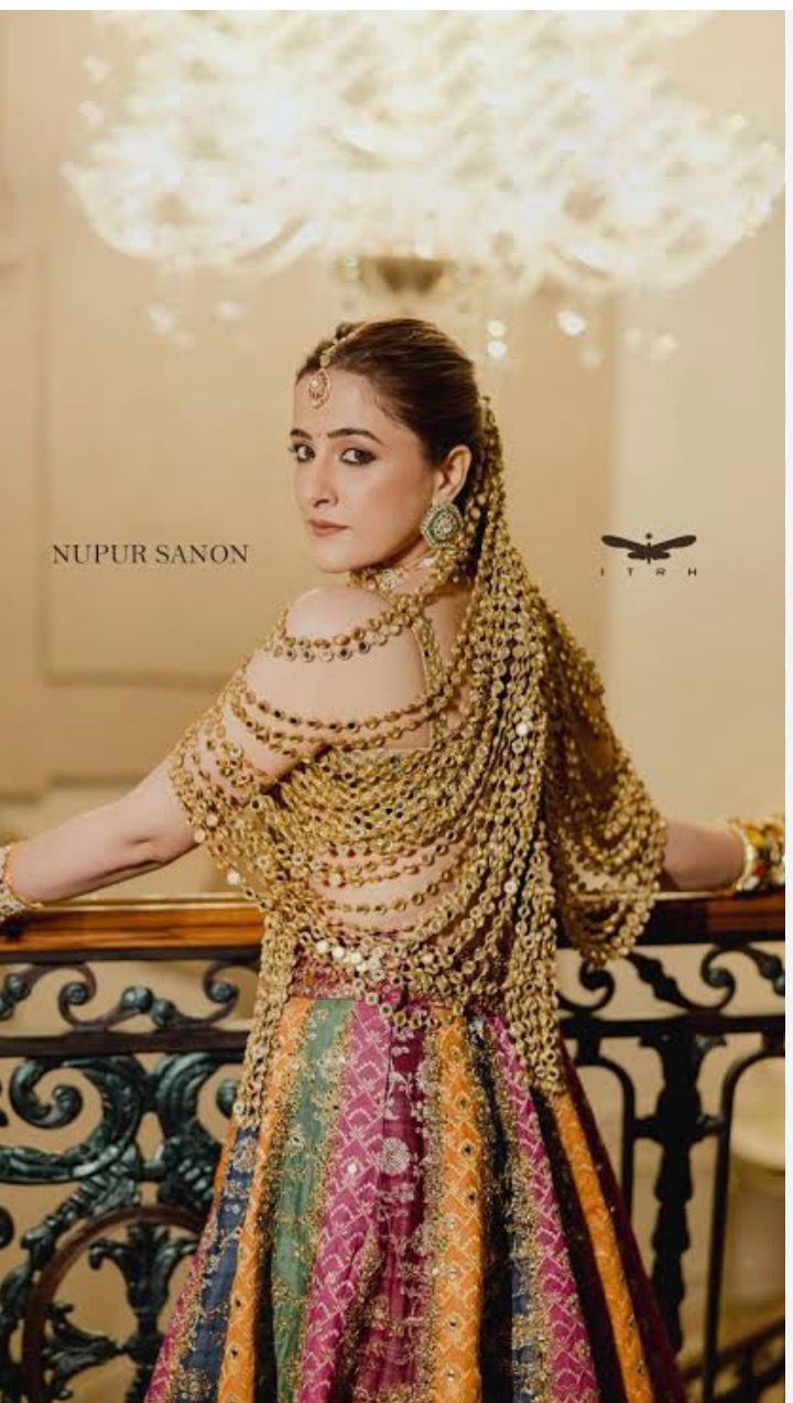 Sheesh Mirror Blouse/Corset/Dupatta fabric