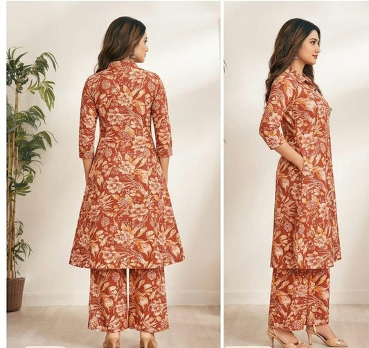 Cotton Summer Co-Ord Set - Floral