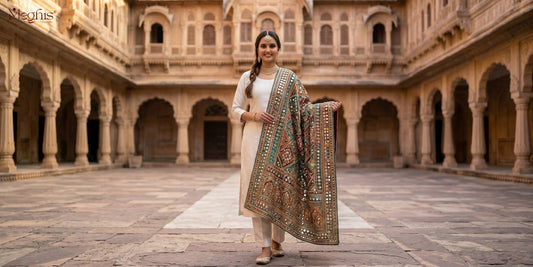 How to Maintain Mirror Work Dupatta Properly