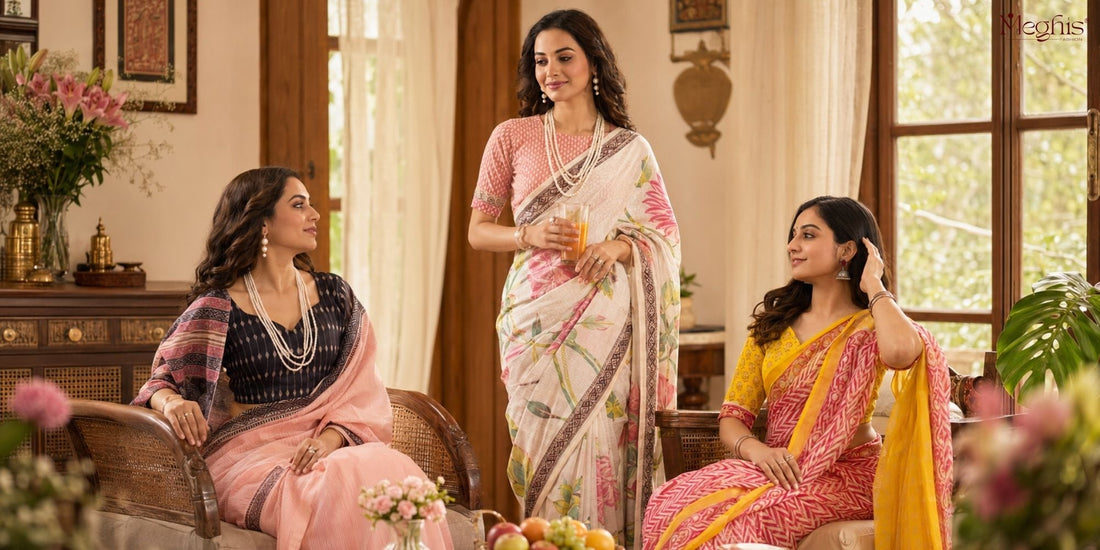 Cotton Saree vs Linen Saree