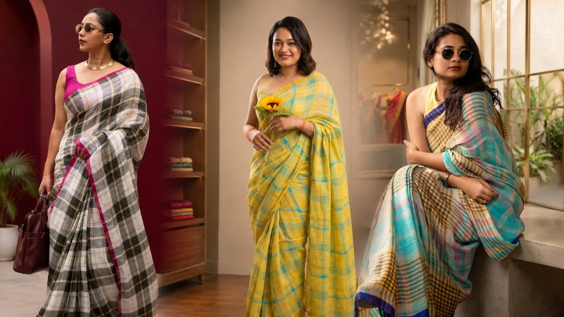 How to Style Cotton Saree for Office Wear