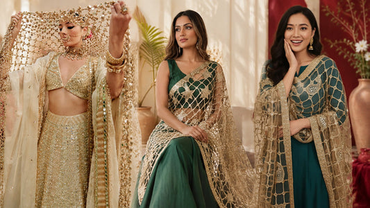 Simple Outfit with Statement Dupatta Ideas