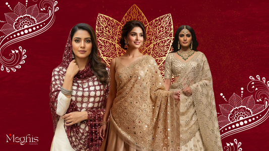 Best Mirror Dupatta Designs for Festive Wear | Trendy Dupatta Styles for Women