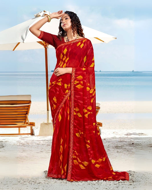 Rangeeli Red Saree