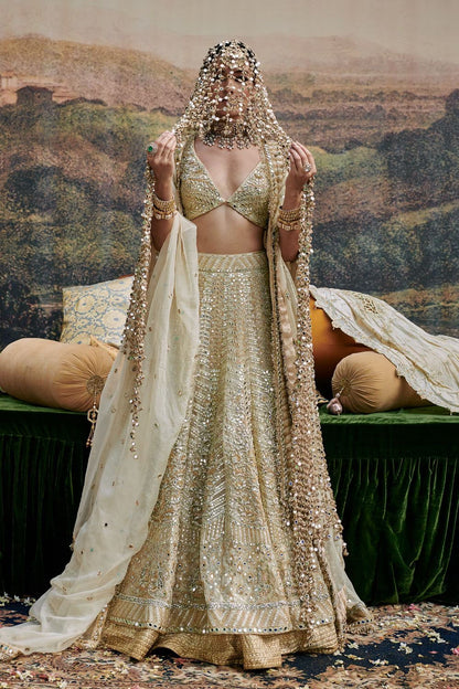 Trending sheesh mirror dupatta