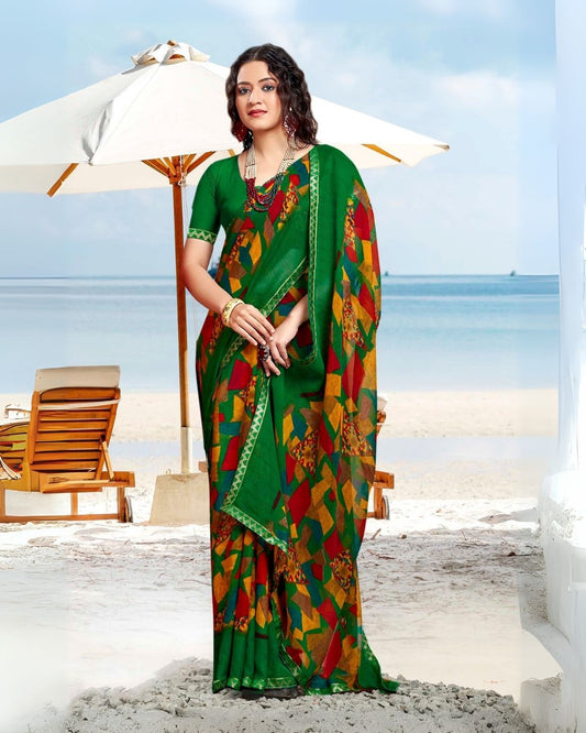 Rangeeli Green Saree