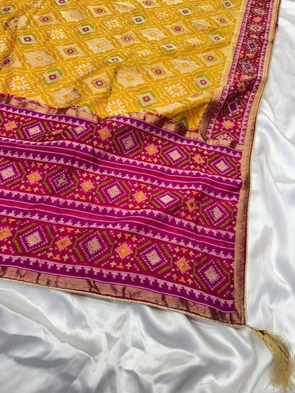 Royal Patola Weaved dupatta