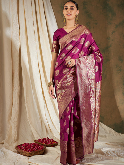 Banarasi Art Silk Woven zari saree
