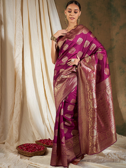 Banarasi Art Silk Woven zari saree
