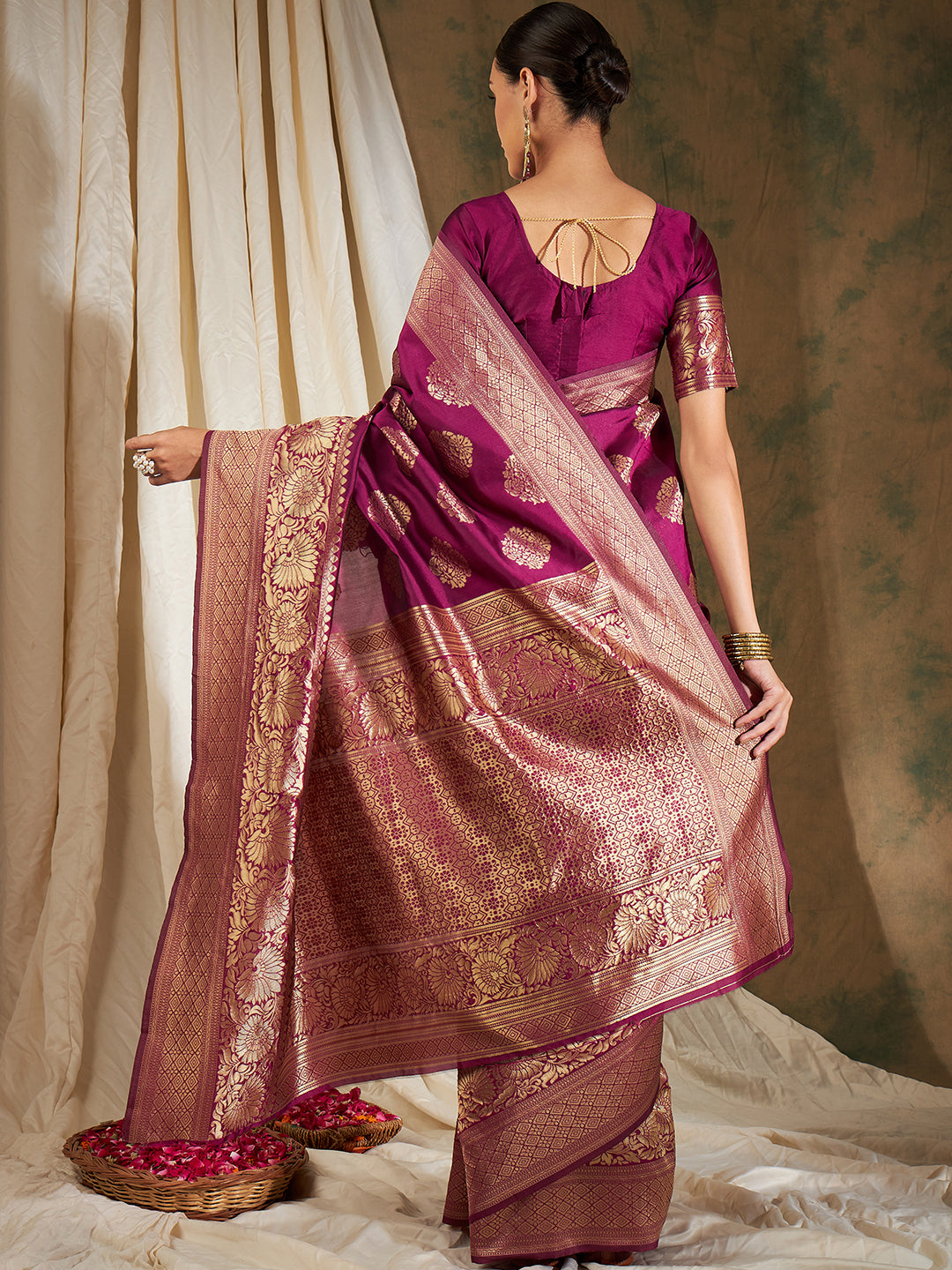 Banarasi Art Silk Woven zari saree