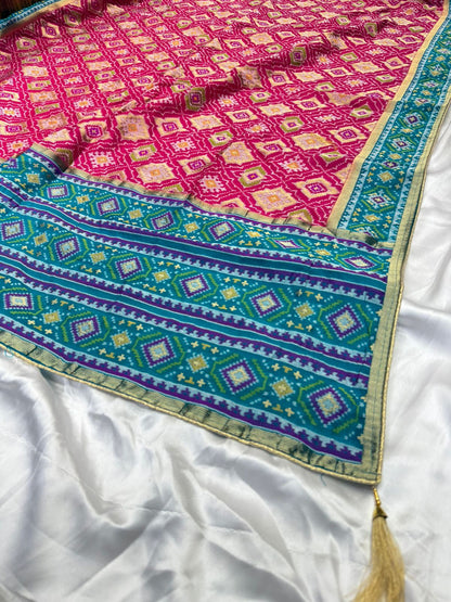Royal Patola Weaved dupatta