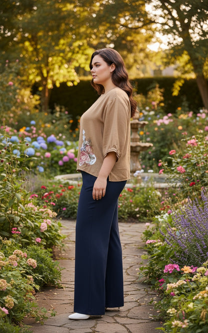Plus Khadi top