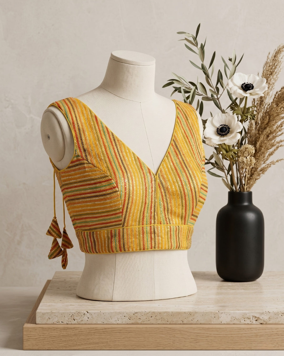 Ready to wear thread Embroidered Blouse