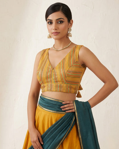 Ready to wear thread Embroidered Blouse