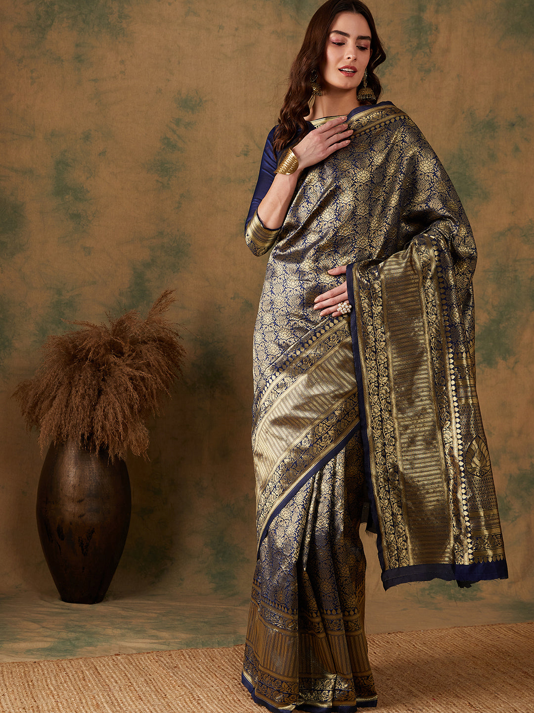 Banarasi Art Silk Woven Design Zari Saree