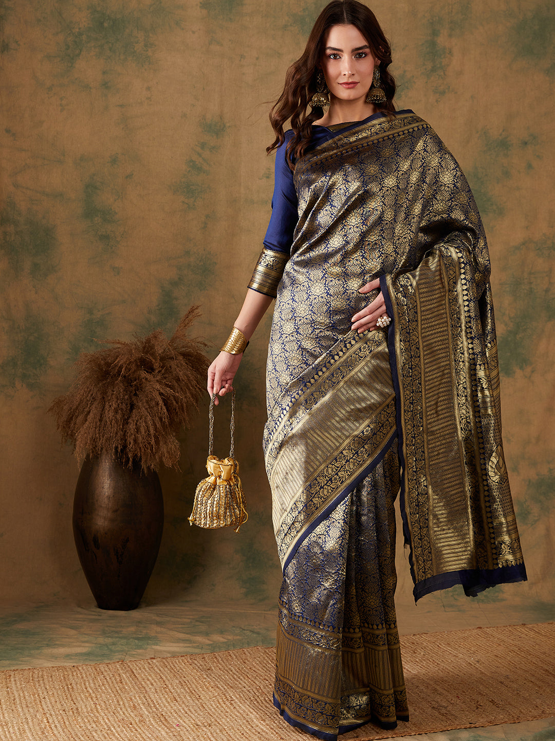 Banarasi Art Silk Woven Design Zari Saree