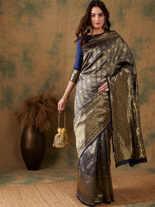 Banarasi Art Silk Woven Design Zari Saree