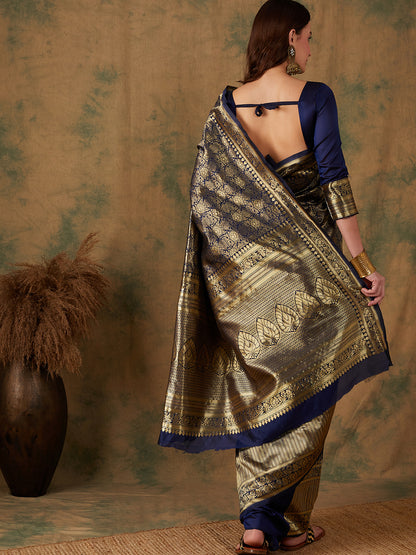 Banarasi Art Silk Woven Design Zari Saree