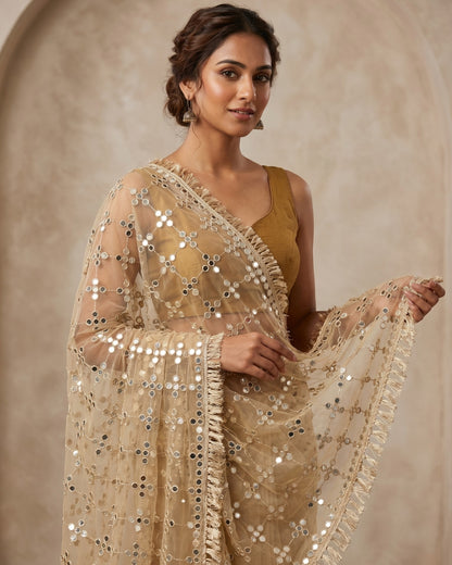 Trending Real Mirror Sheesh Dupatta