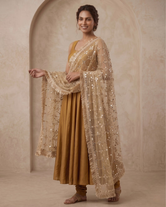 Trending Real Mirror Sheesh Dupatta