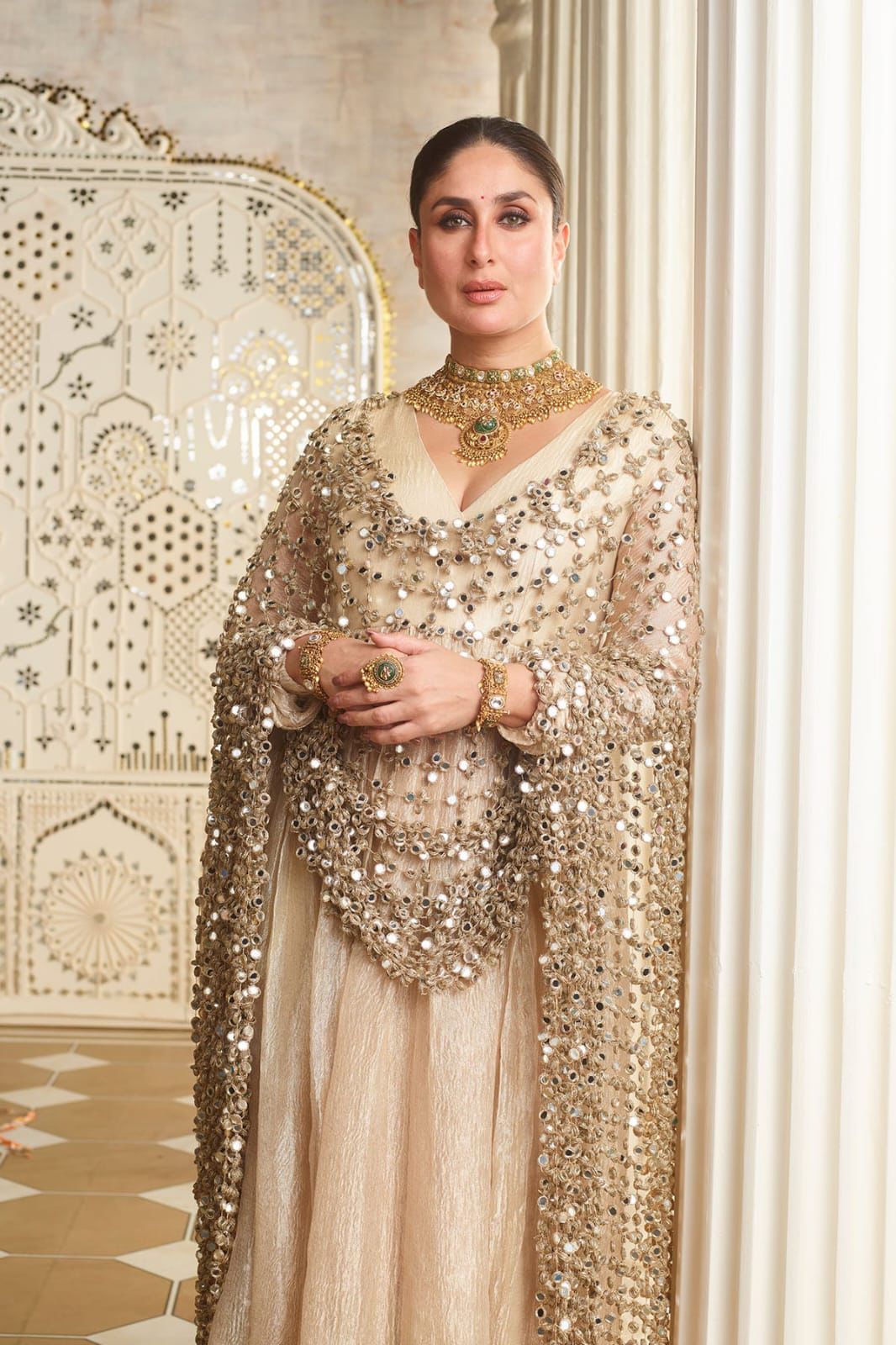 Trending sheesh mirror dupatta