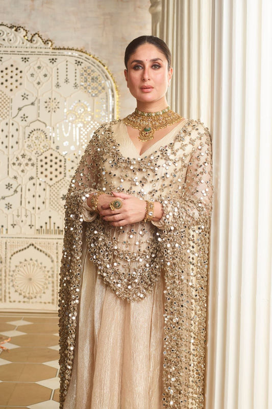 Trending sheesh mirror dupatta