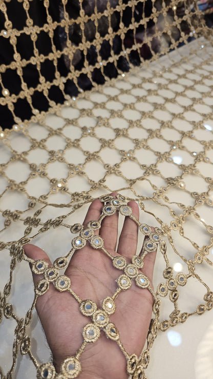 Trending sheesh mirror dupatta