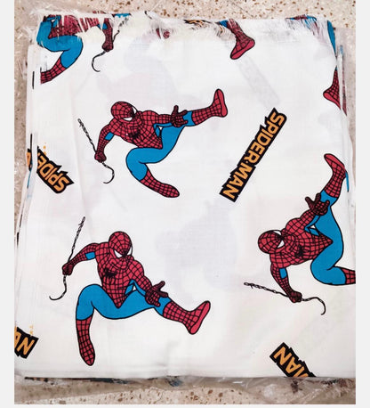 Spiderman marvel them kids shawl/blanket