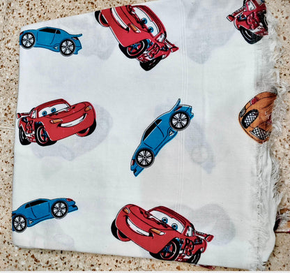 Mc queen car theme kids shawl / blanket