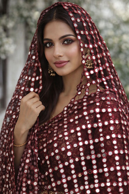 Trending Sheesh Mirror Dupatta