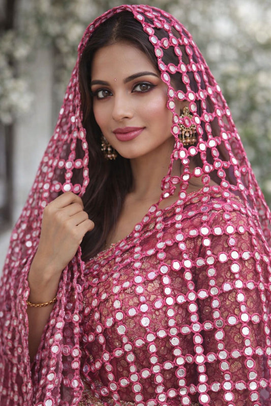 Trending Sheesh Mirror Dupatta