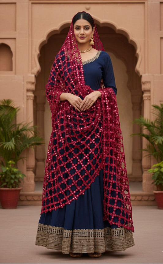Trending Sheesh Mirror Dupatta