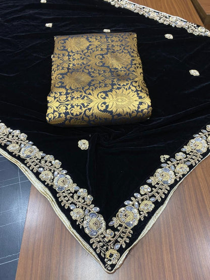 Velvet Heavy Embroidered Dupatta