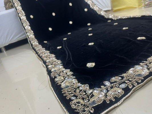 Velvet Heavy Embroidered Dupatta