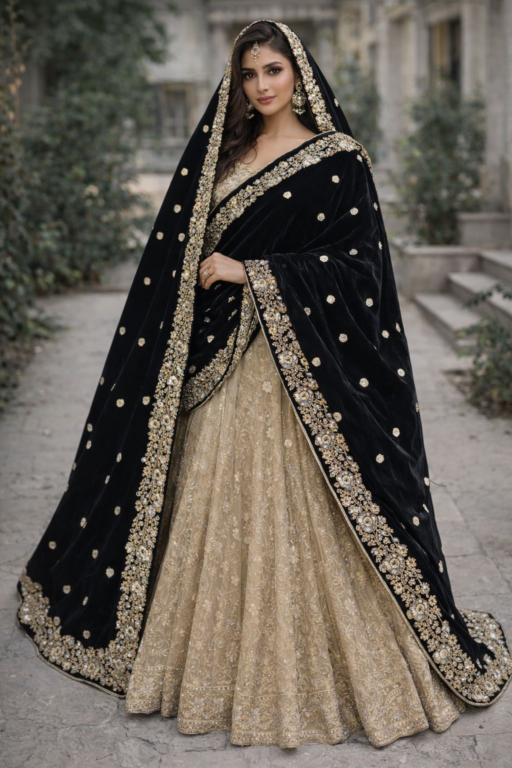 Velvet Heavy Embroidered Dupatta