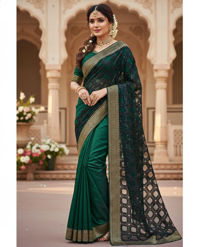 Sequins cutwork embellished dupatta