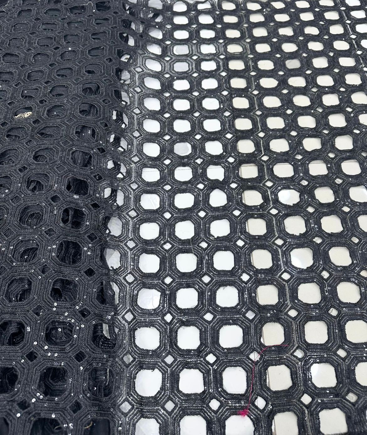 Sequins cutwork embellished dupatta