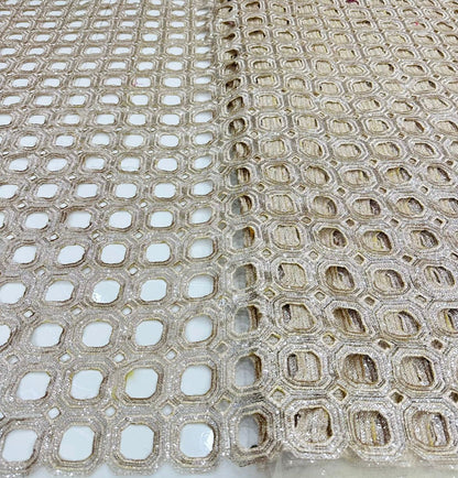 Sequins cutwork embellished dupatta