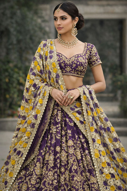 Trending mirror circle cutwork dupatta