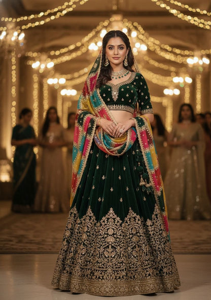 Pure Organza Cutpatch heavy embroidered dupatta