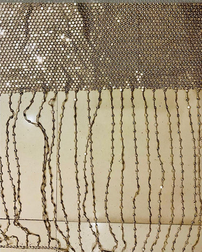 Sheesh Mirror Blouse/Corset/Dupatta fabric