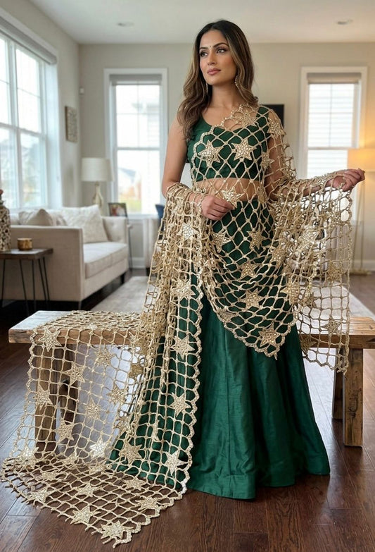 Trending Star Sheesh Mirror Dupatta