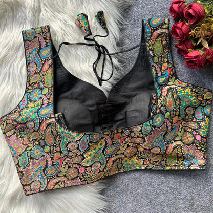 Designer Stitched blouse Paisely designs