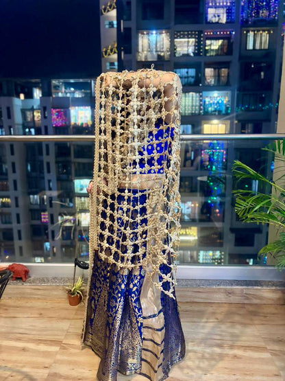 Trending sheesh mirror dupatta