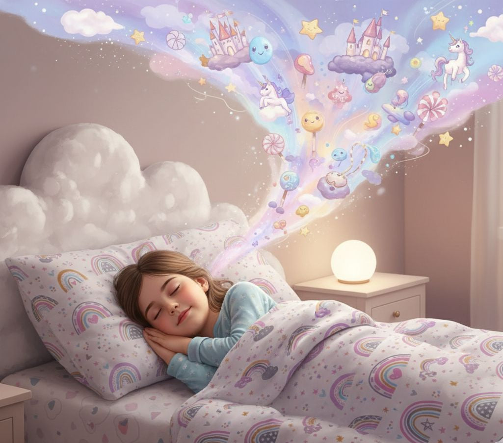 Rainbow cloud theme kids shawl/blankets