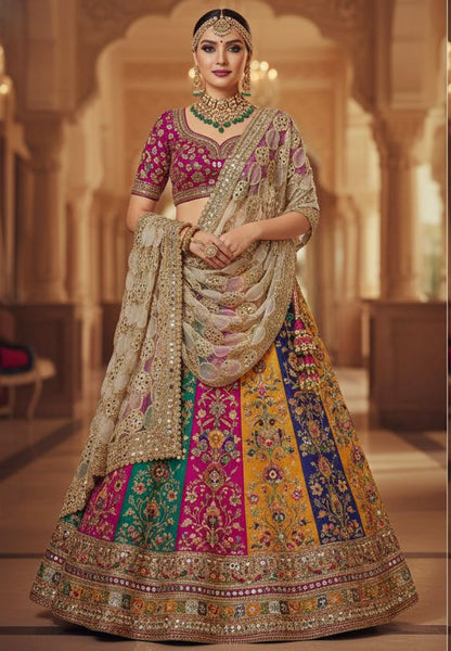 Trending sheesh mirror dupatta with circle cutwork