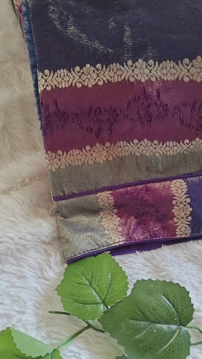 Designer Multicolor Brocade Blouse